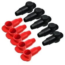 10 Pcs Battery Terminal Covers, Battery Terminal Protector, Silicone Batteries 