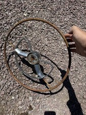 1950 Chevy Steering Wheel W Horn Ring Original Chevrolet Accessory