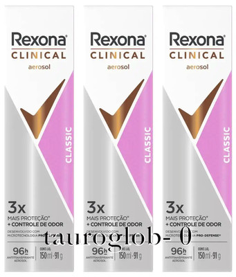 Rexona Clinical Classic 96h 150ml Desodorante - Spray