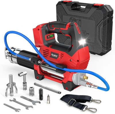 Cordless Grease Gun Compatible with Milwaukee 18V Battery (Tool Only), 3 Speed A