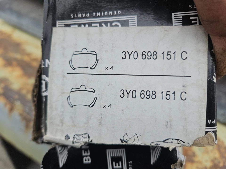 Pastillas de freno delanteras Bentley Mulsanne originales 3Y0698151C con sensores  Foto 3 de 3