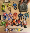 Masters of the Universe Lot of  15 Vintage + Slime Pit  Action Figures Vehicles