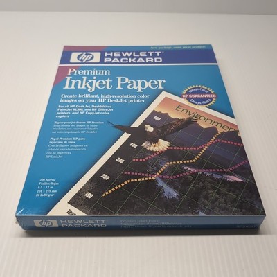HP Premium Inkjet Paper 51634Y 8'' x 11.5'' 200 Sheet Package 
