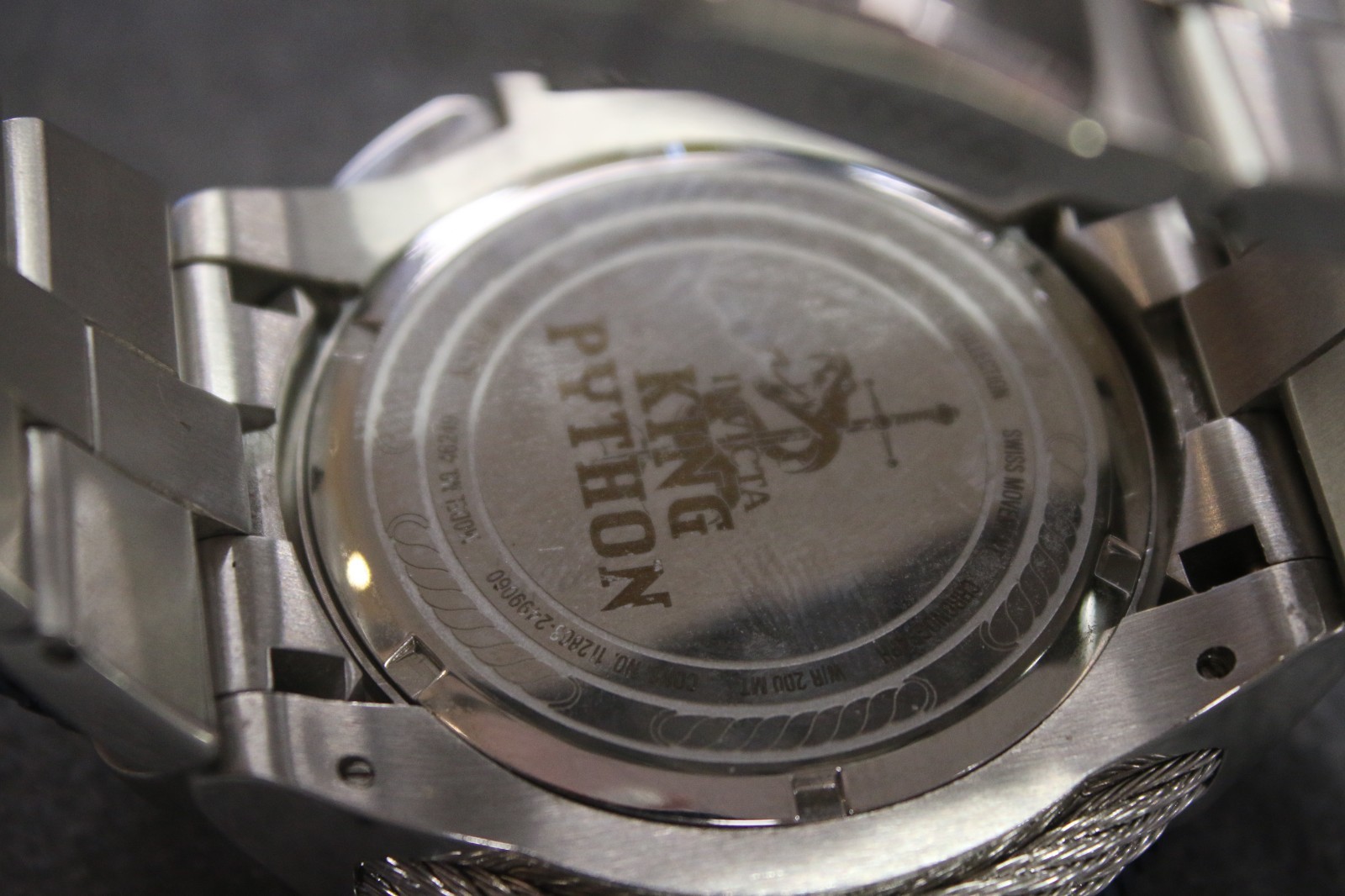 Invicta Reserve King Python Men's 50mm Limited Bl… - image 9