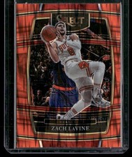 2021-22 Panini Select #76 Zach LaVine Orange Flash Prizms