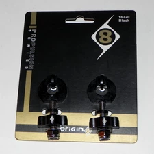 BICYCLE CHAIN TENSION ADJUSTERS BLACK PAIR Origin 8 NEW 16220 fits 3/8" axle