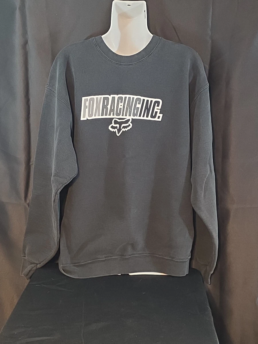 Sweat-shirt Vintage Rétro Fox Motofox Taille S - Kaki Beige - Neuf Avec étiquettes
