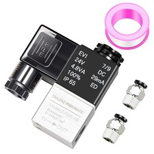 BSP 24V 2-Way Normally Closed 1/4-Inch Solenoid Solenoid Valve