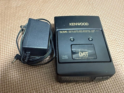 Kenwood Dat Dx-7 Digital Audio Tape Player With Adapter AS-IS
