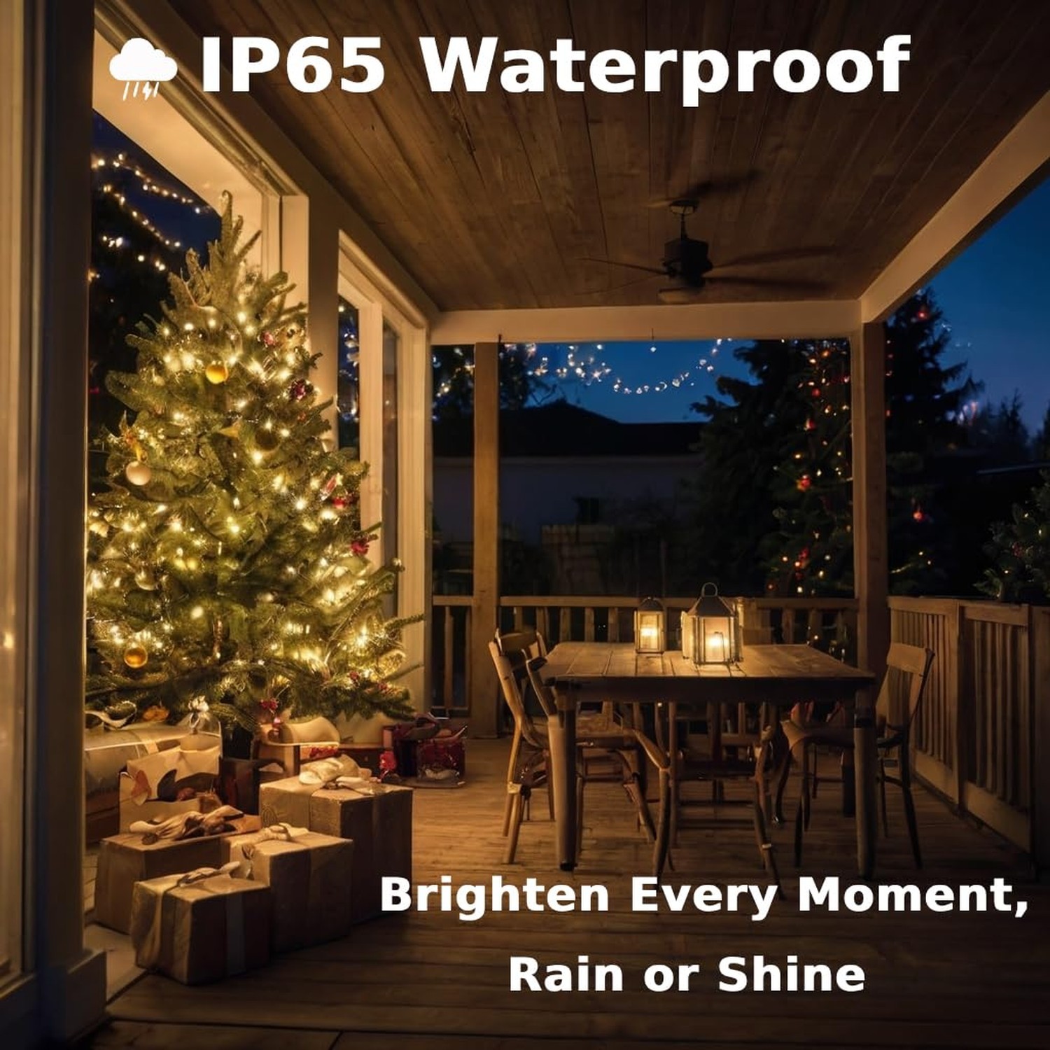 Warm White Twinkle Lights, 81Ft 200 LED Twinkle Christmas Lights, UL Certifie...