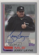 2019 Topps Archives Fan Favorite 1982 Design Silver 74/99 Jerry Layne Auto 3j2