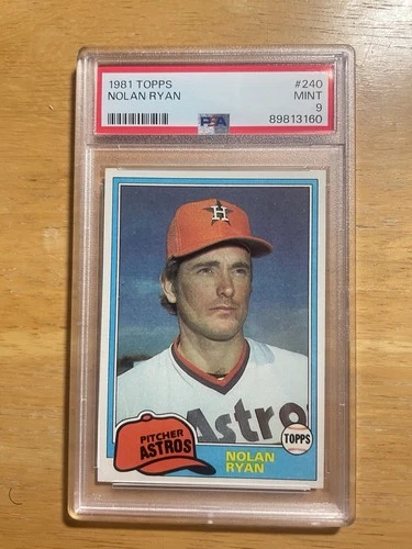 1981 Topps - Nolan Ryan #240 PSA 9