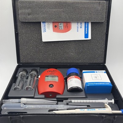 Hanna Instruments Marine Calcium Checker HC HI758 Handheld Colorimeter Test Kit