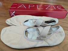 Capezio Hanami Pink Ballet Shoes 2038W, sz 9M, Leather- Very good used condition
