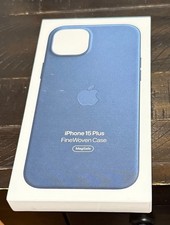 GENUINE Apple iPhone 15 PLUS / 15 PLUS Magsafe Finewoven Case - PACIFIC BLUE
