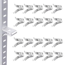 20Pcs Adjustable Cabinet Shelf Bracket Clips, Metal Shelf Bracket Clips, Shel...