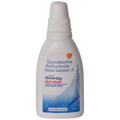 Otrivin Oxy Fast Relief - Flasche mit 10 ml Nasenspray für Erwachsene