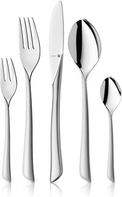 WMF Virginia Besteckset 12 Personen, (66 teilig), 60 Teile mit Servierbesteck