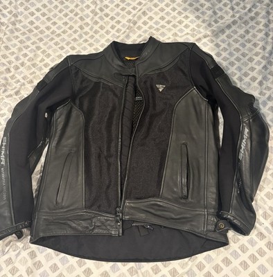 Shima Piston Leather/Mesh Motorcycle Jacket Size -54