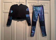 "UP IN SMOKE" costume gallery pants and hoodie unisex costume- child medium