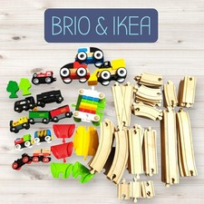 BRIO IKEA Hope wooden train wooden rail educational toy set 810354
