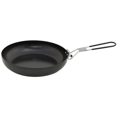Stahl Pfanne Steel mit Klappstiel Zelten Outdoor Camping Outdoor Geschirr pan