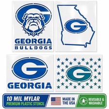 Georgia Bulldogs Stencil   Reusable Mylar 10 ...
