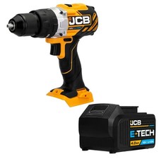 JCB 18V 65Nm Brushless Combi Drill & 4.0Ah Li-ion Battery Kit, Variable Speed