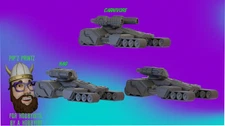 Carnivore Assault Tank Alternate Vehicle Model For Battletech 6mm-10mm-15mm
