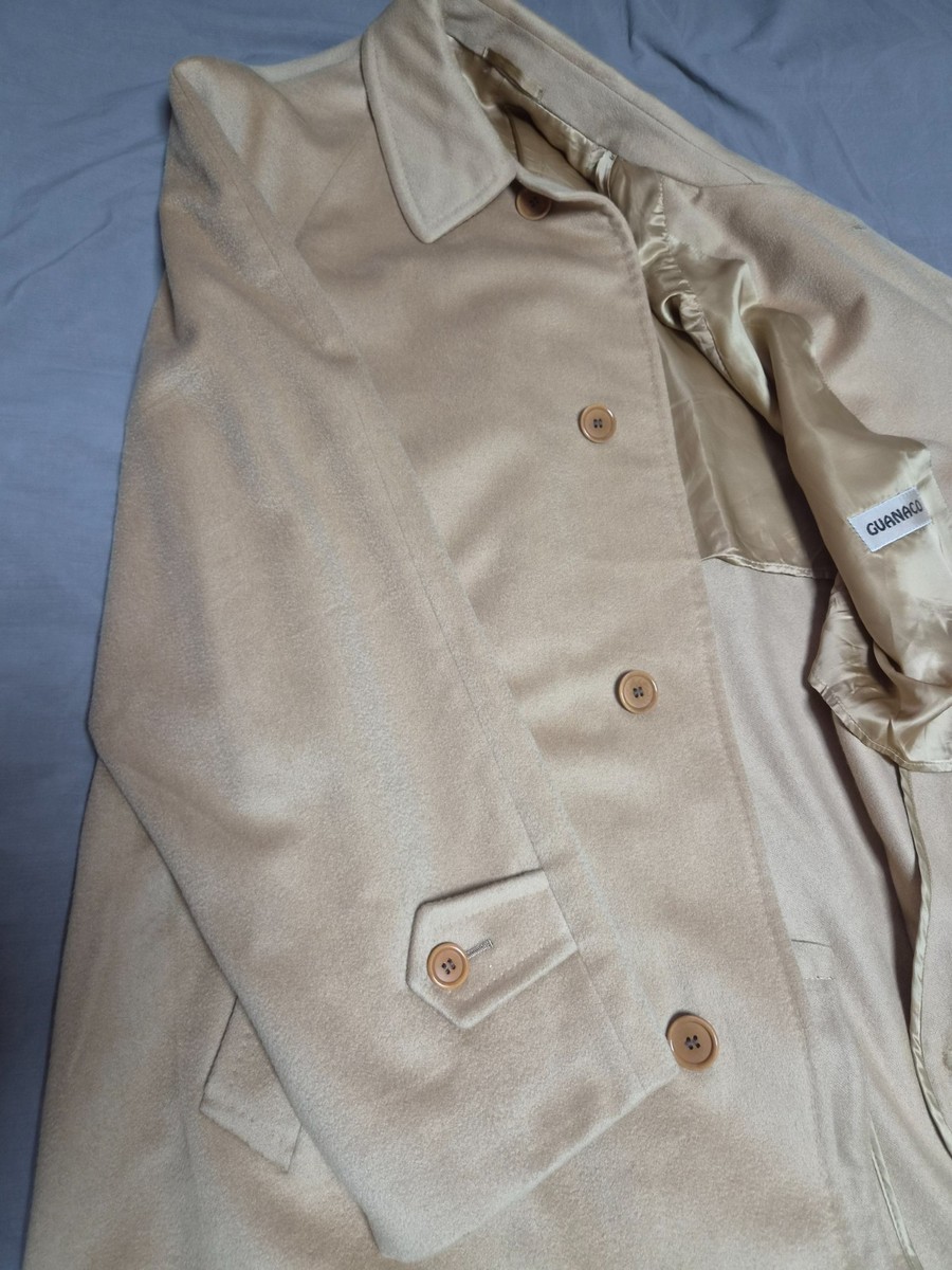 BELVEST 100% GUANACO COAT SIZE XL IT52 US42 HERMES VICUNA View 4