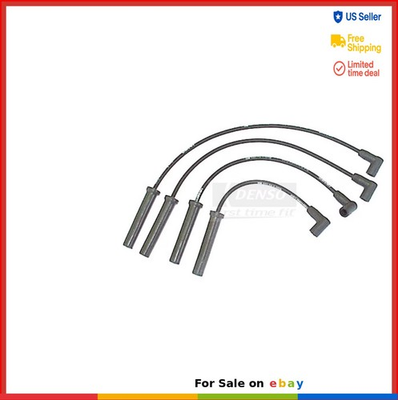 #ad #ad Ignition Wire Set 4 Cylinder 1991 2002 Saturn SL1 SL Spark Plug Cables $51.97