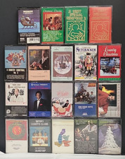19 Cassette Music Tapes Lot Vintage Rock Pop Soul Country Christmas
