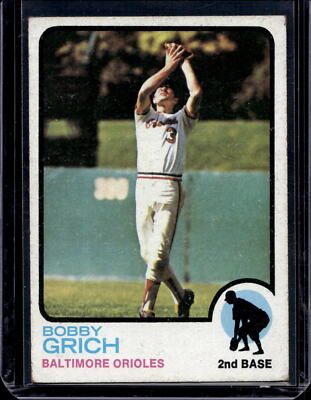 1973 Topps Bobby Grich #418 - Baltimore Orioles