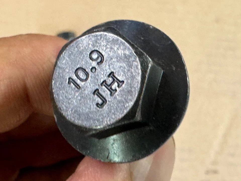 87-93 Ford Mustang T5 Transmission to Bellhousing Bolts 10.9 M12 Metric NEW! 5.0 - Image 2 of 3