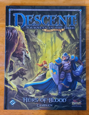 Descent Journeys In The Dark 2nd Ed Heirs Of Blood Campaign Book Hardcover NEW