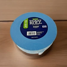 Pen + Gear Distributed by Walmart 2000 Blue Double Ticket Roll USA 602629