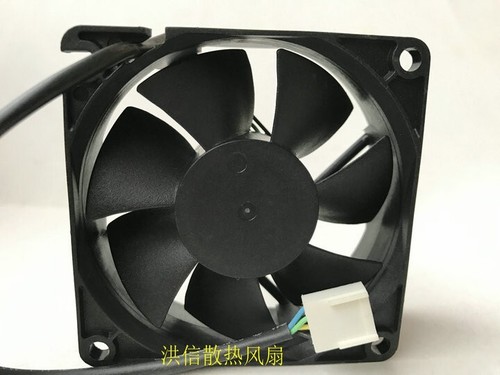 ADDA AD0712UX-A7BGL DC12V 70*70*25MM 0.30A 7CM Cooling Fan 4Pin - Picture 3 of 3