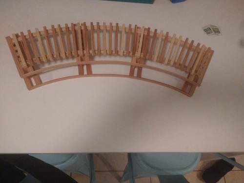G Scale R1 curved Low Boy 2" high Model Train Garden Trestle For USA LGB MTH - Picture 5 of 11