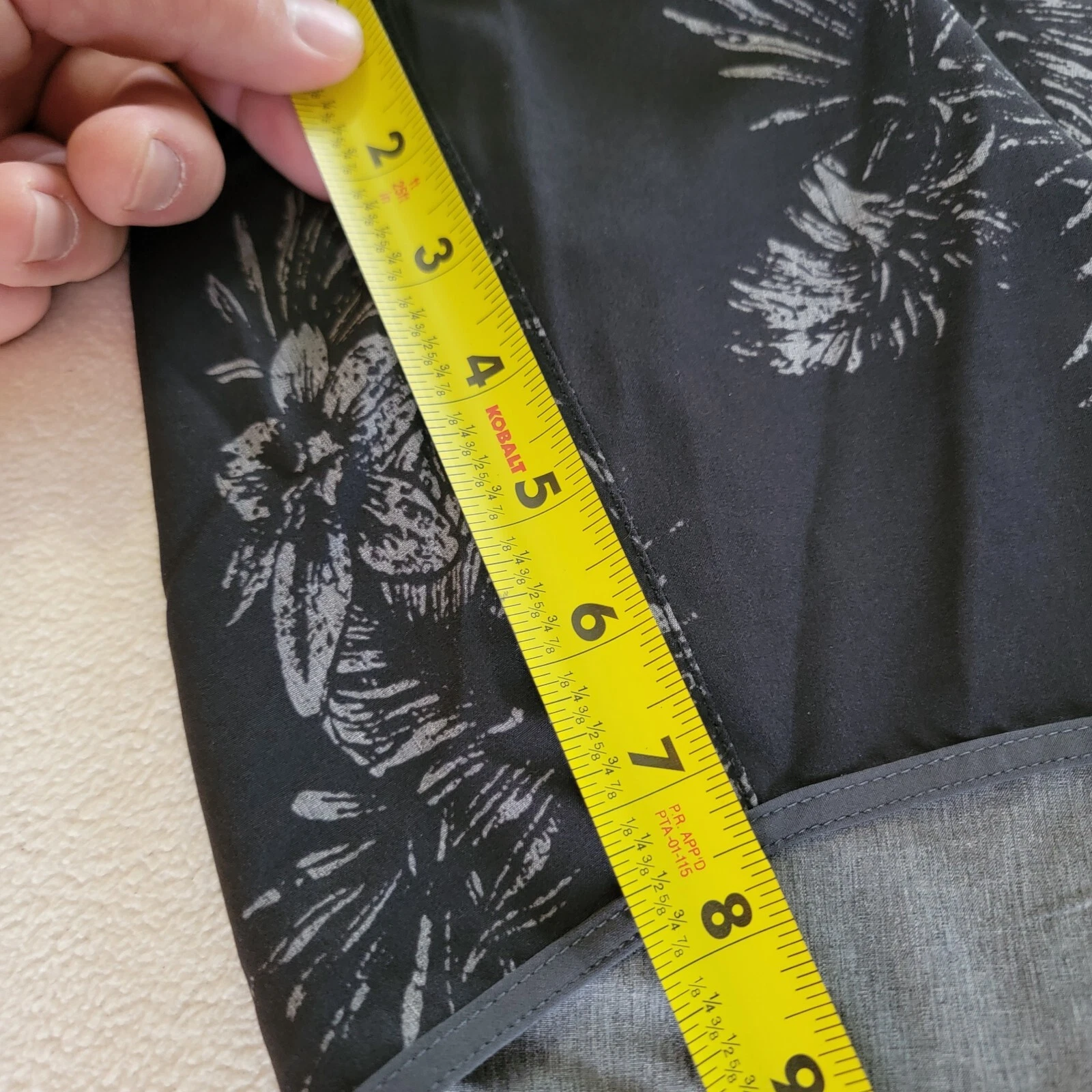 vuori boardshorts floral swim surf casual beach cruise shorts