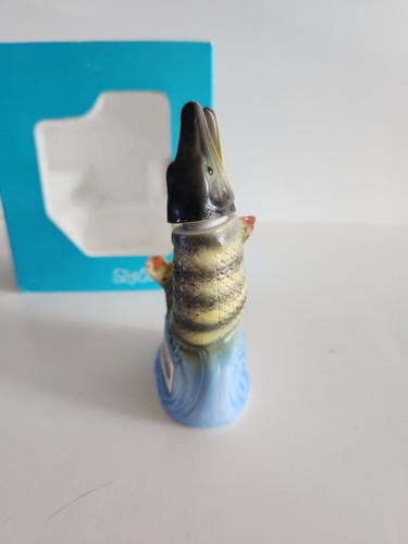 Vintage Ski Country Muskie Fish Mini Decanter 2 Oz Empty Limited Ed. W/ Box - Picture 7 of 14