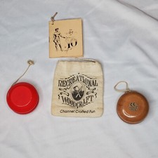 Vintage Yo-Yo's LOT OF 2 WITH Art of Yo BOOK USED and WORK GOOD