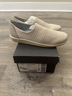 Ecco Soft 2.0 Slip On Sneakers Soft Stretch Walking Shoe New Size 6-6.5
