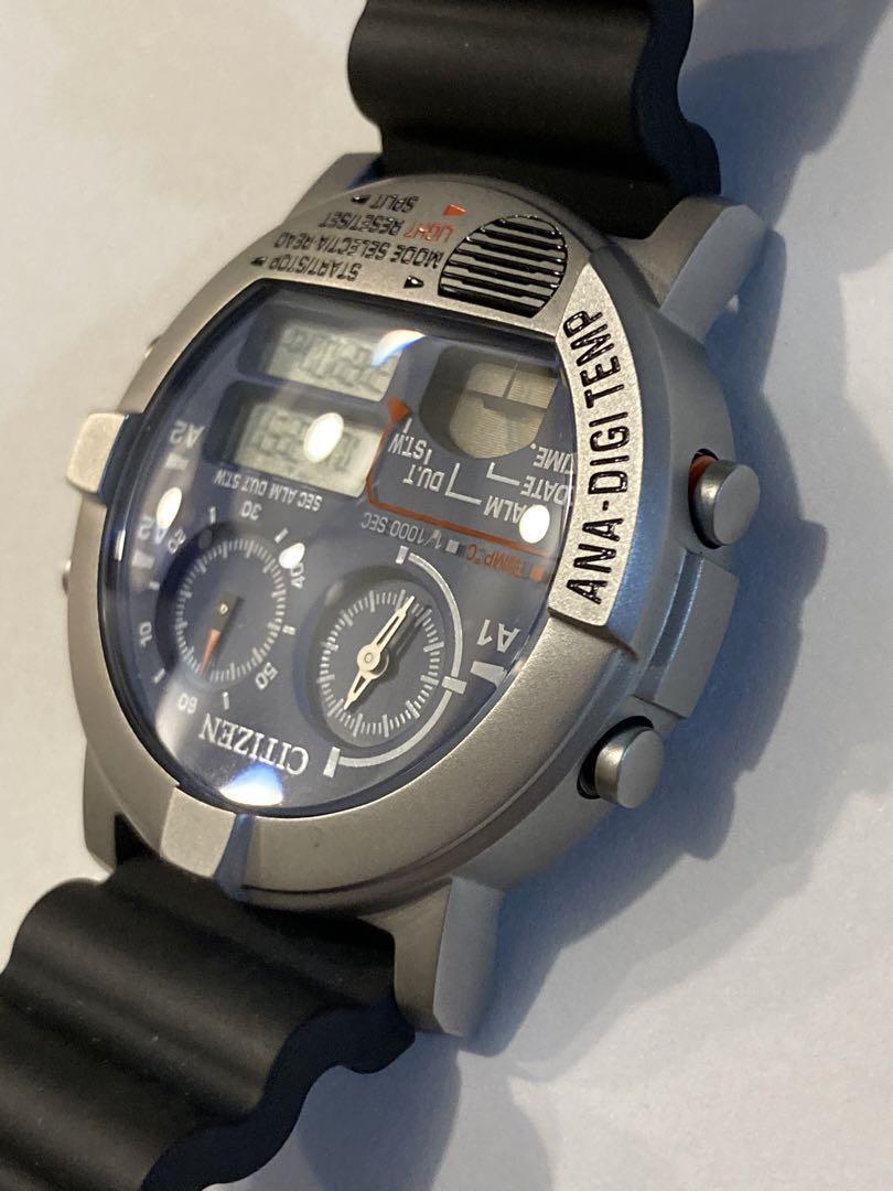 Citizen Anadigitemp Blue Good working | eBay
