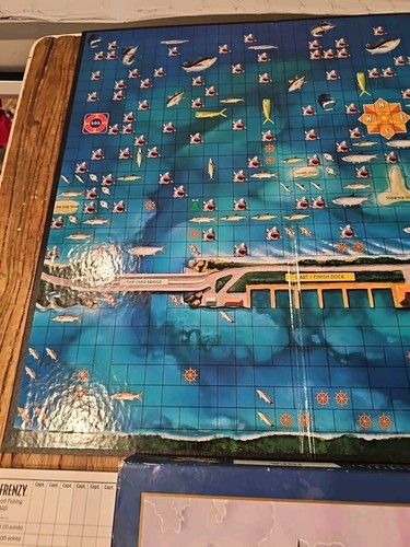 Vintage Guy Harvey Fishing Frenzy Board Game Limited Edition 1310/2500 READ - Picture 10 of 11
