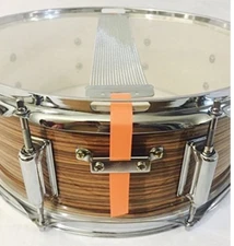 x2 SnareFlair Custom Snare Drum 🥁 Straps Orange USA Made Percussion Set 2 Two