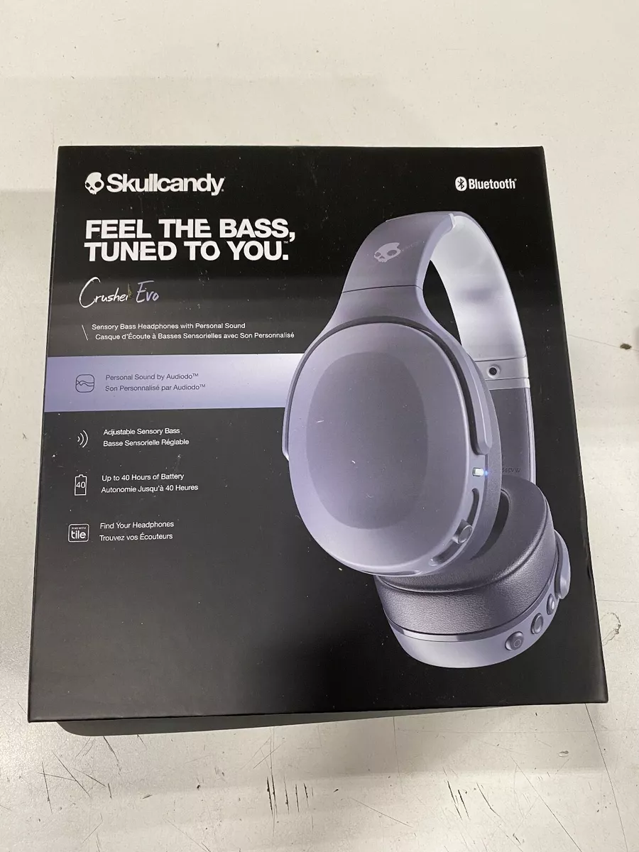 Skullcandy Crusher Evo Wireless Over-Ear Headset - Chill Gray