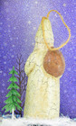 6" Off White Coat Santa, 1999 Christmas In Madison, Ornament — photo 3