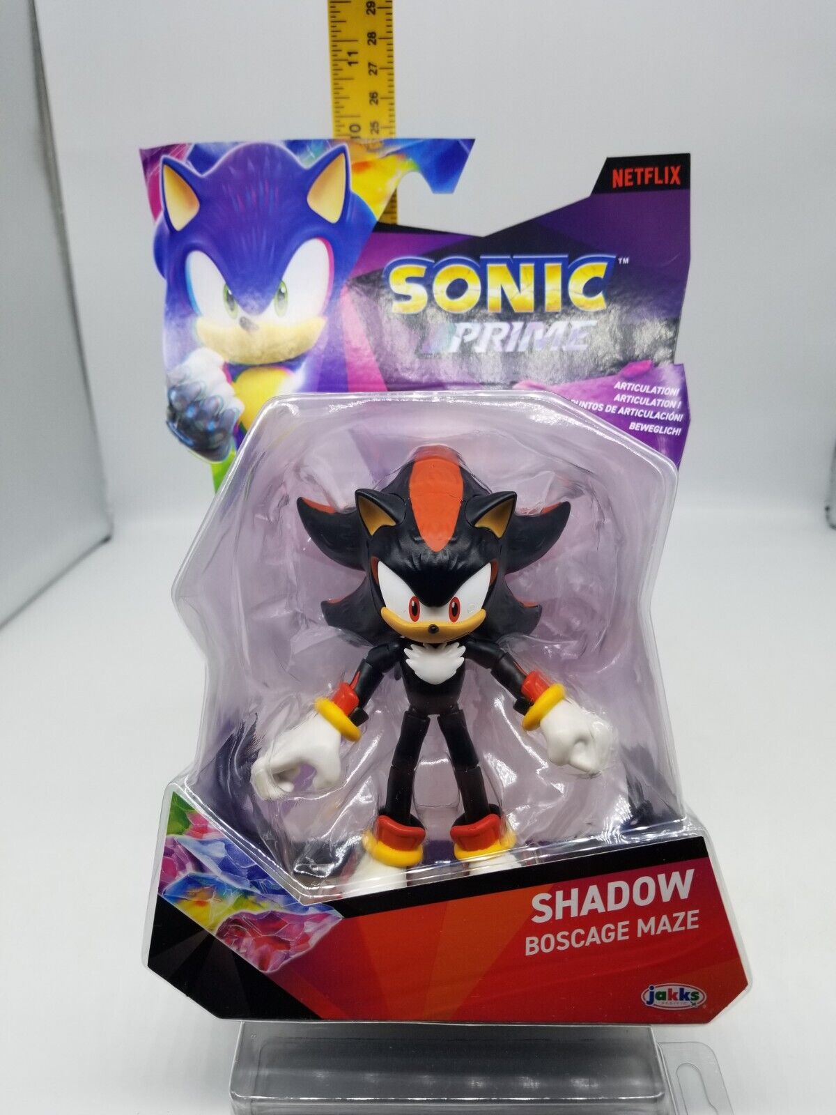 Sonic Prime 5 Articulated Action Figure - Shadow Green Hill Zone