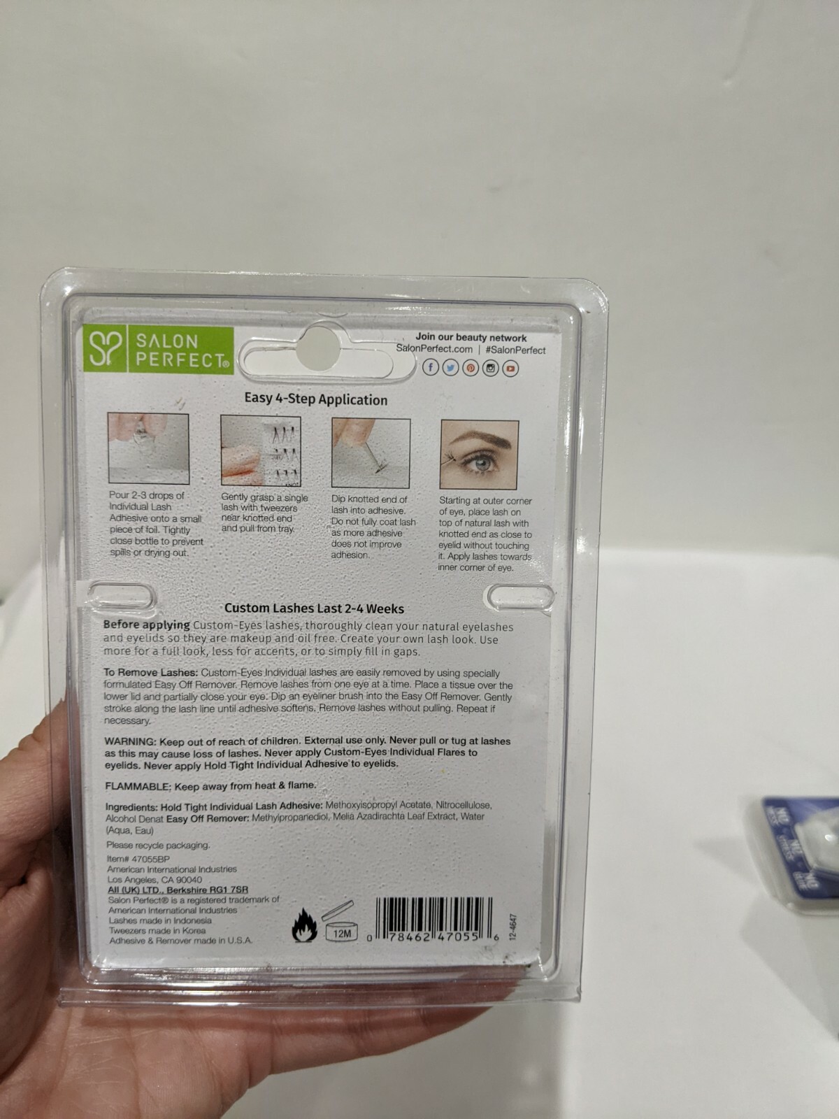 False Eyelashes Lot Ardell Express Eyelure Salon Perfect Strip Individual 