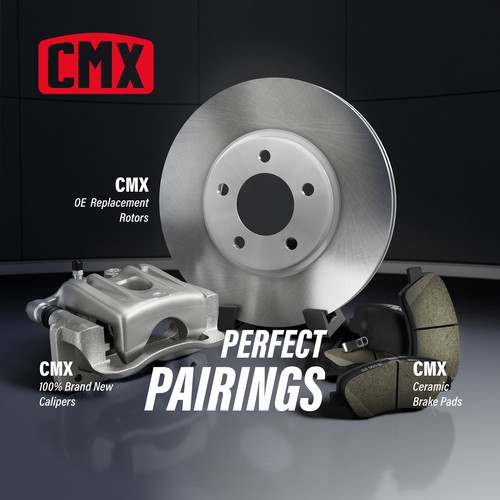 Front Rear Disc Brake Caliper Rotors And Ceramic Pads Kit (10Pc) For Nissan LEAF - Picture 2 of 10